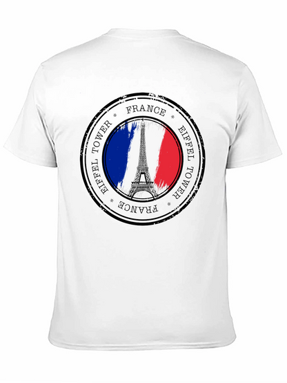 Camiseta Negra Torre Eiffel Francia