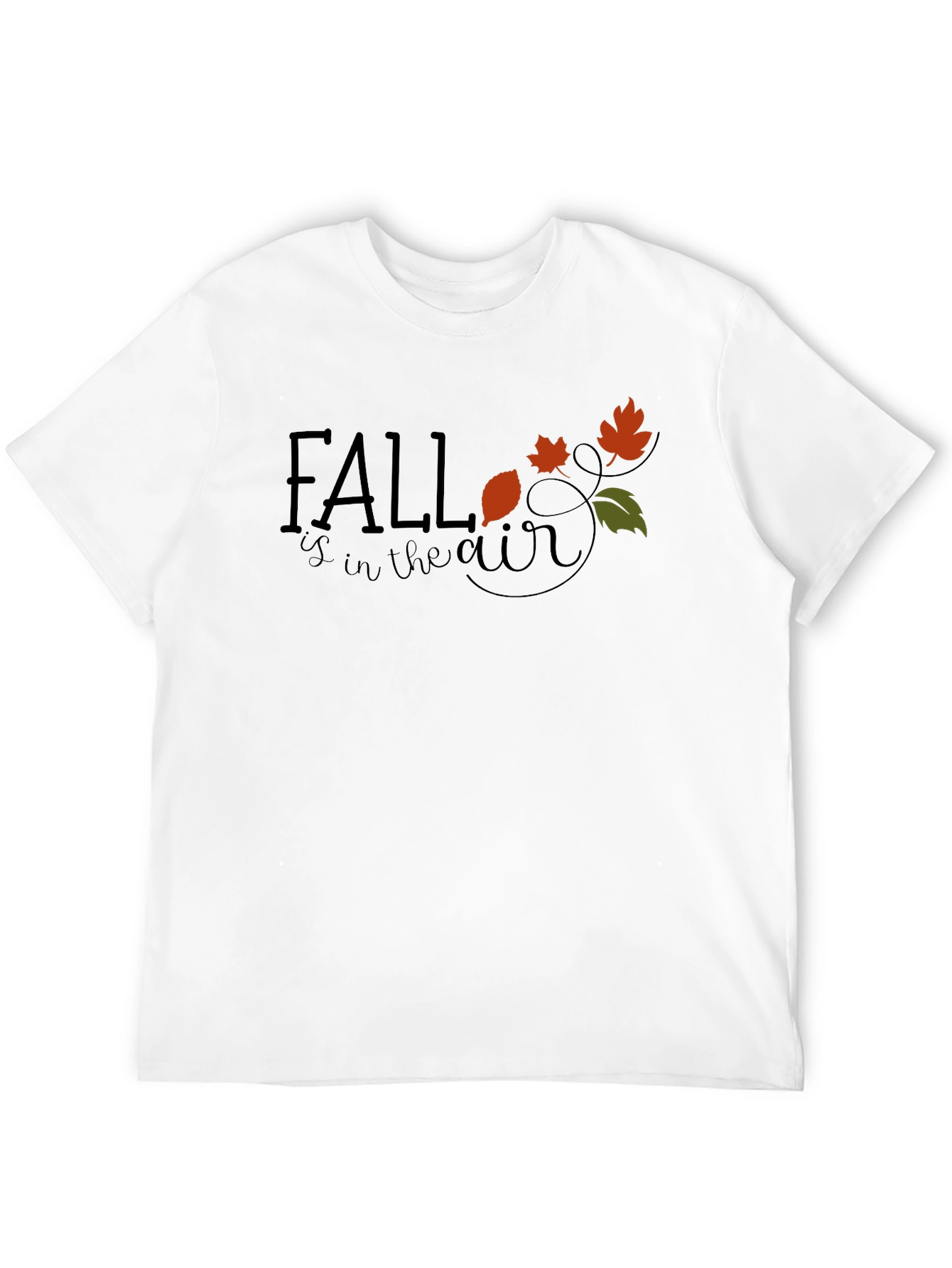 Camiseta Negra Fall is in the air