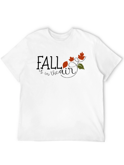 Camiseta Negra Fall is in the air