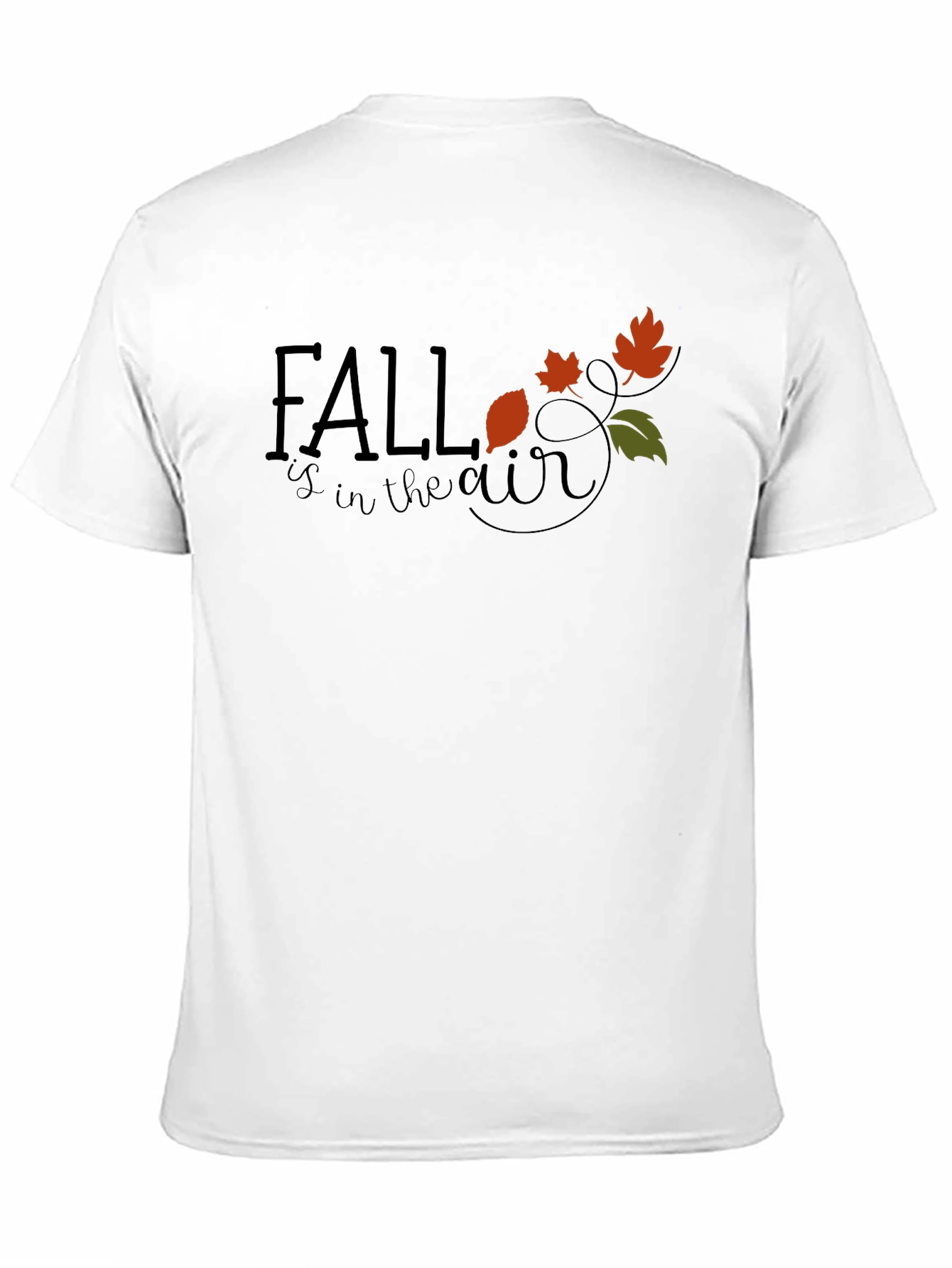 Camiseta Negra Fall is in the air