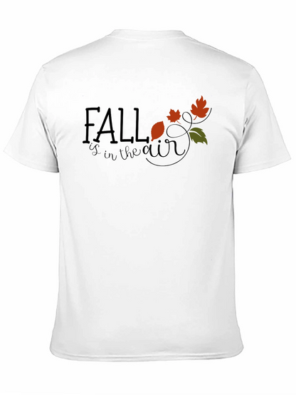 Camiseta Negra Fall is in the air