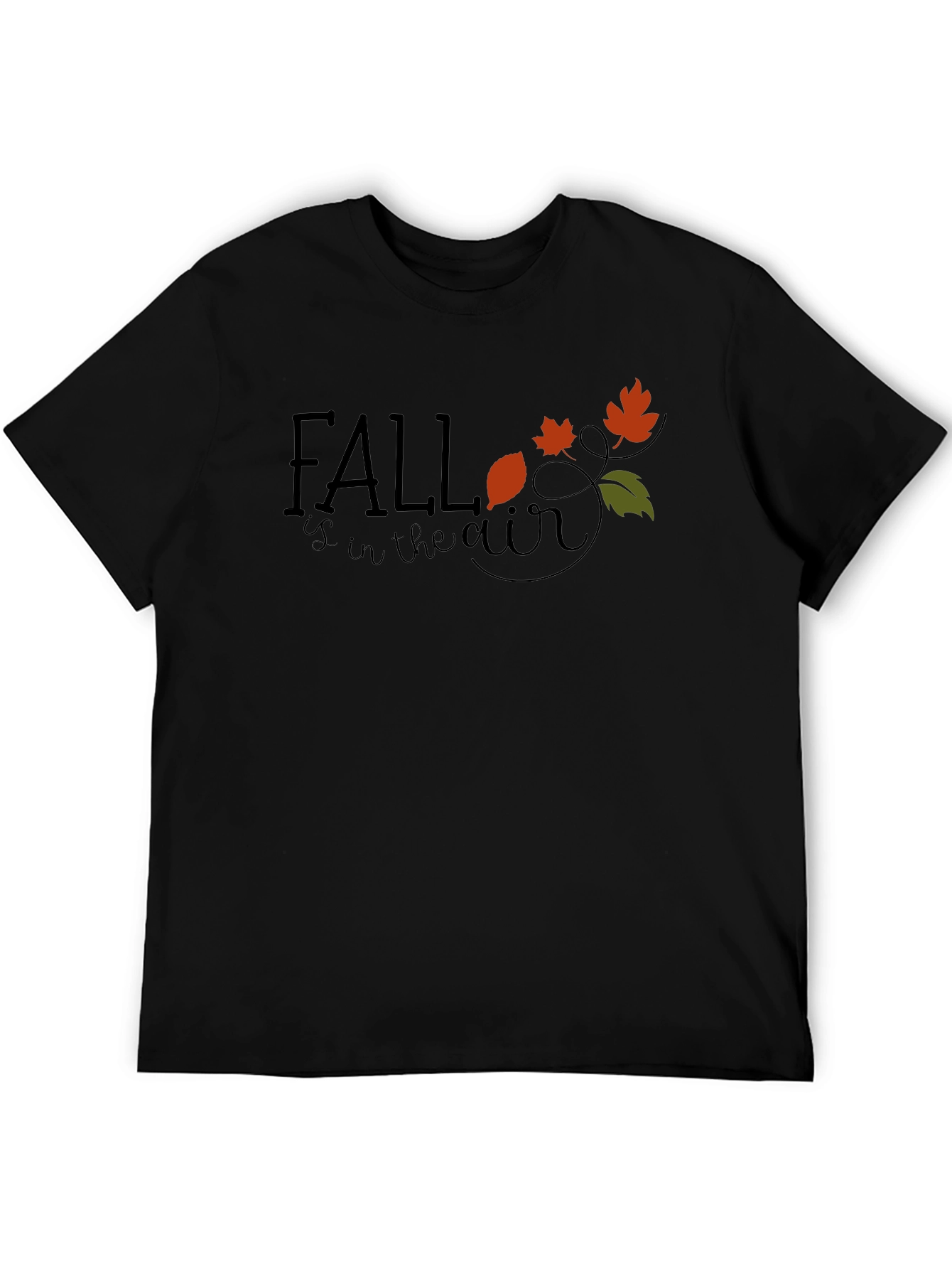 Camiseta Negra Fall is in the air