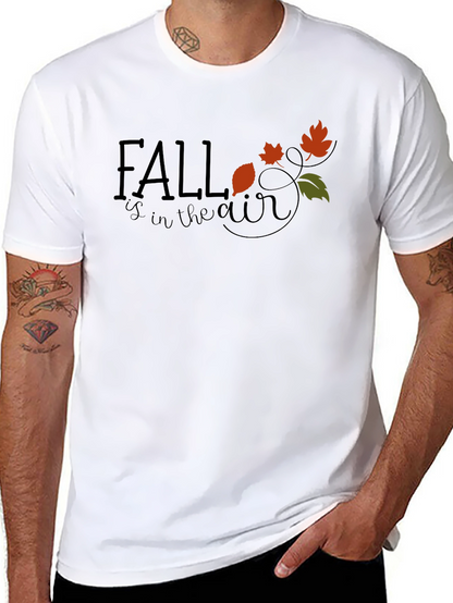 Camiseta Negra Fall is in the air