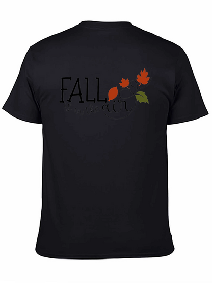 Camiseta Negra Fall is in the air