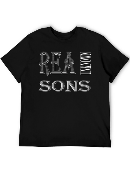 Camiseta Negra Hombre: Razones Desconocidas