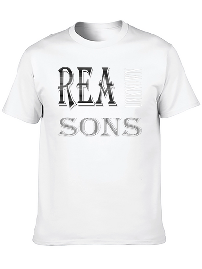 Camiseta Negra Hombre: Razones Desconocidas