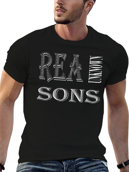 Camiseta Negra Hombre: Razones Desconocidas