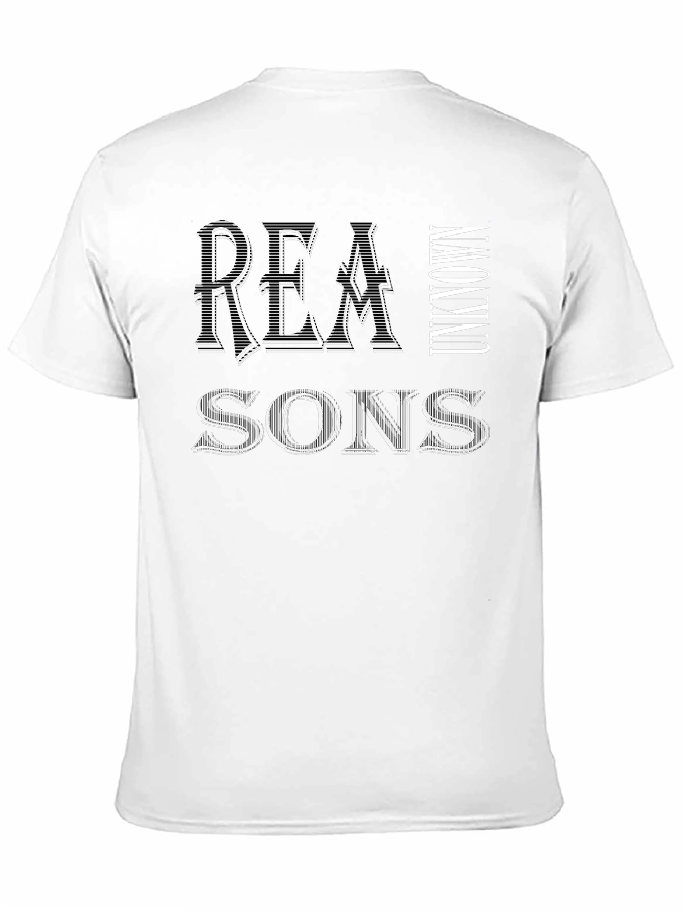 Camiseta Negra Hombre: Razones Desconocidas