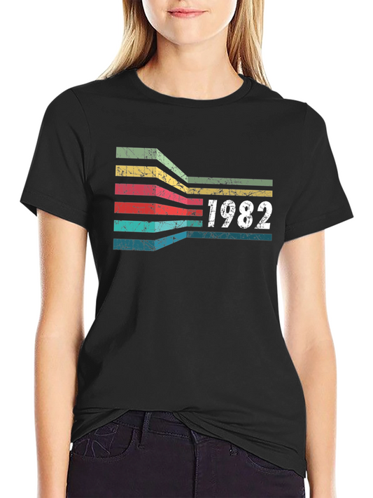 Camiseta Retro 1982 Vintage Cumpleaños
