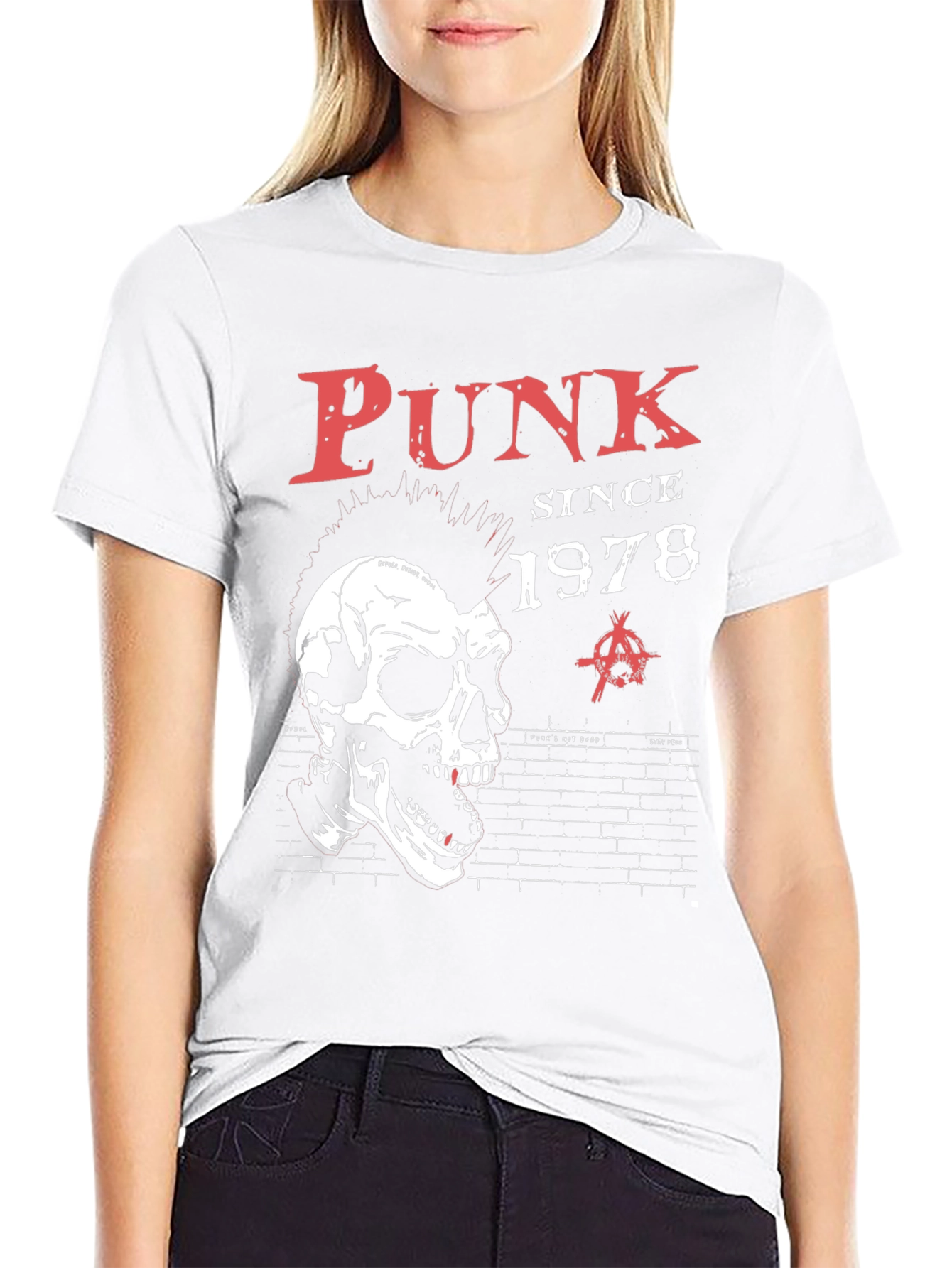 Camiseta Punk Since 1978 con calavera