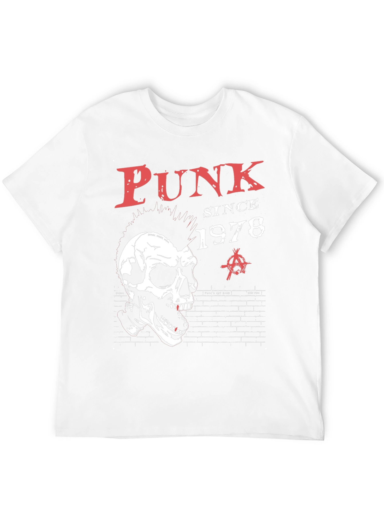 Camiseta Punk Since 1978 con calavera