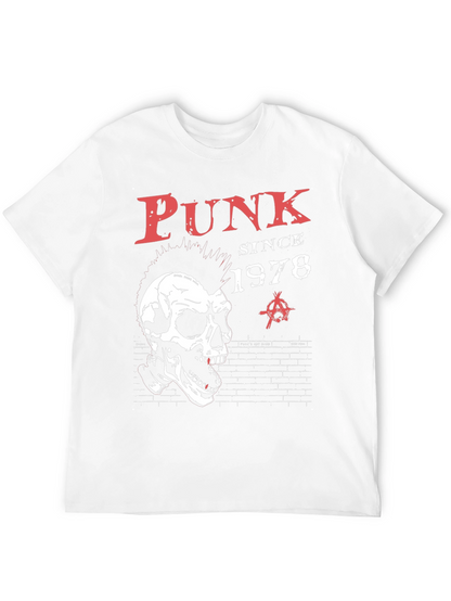 Camiseta Punk Since 1978 con calavera
