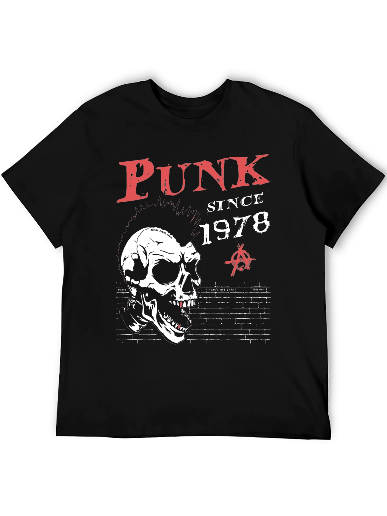 Camiseta Punk Since 1978 con calavera