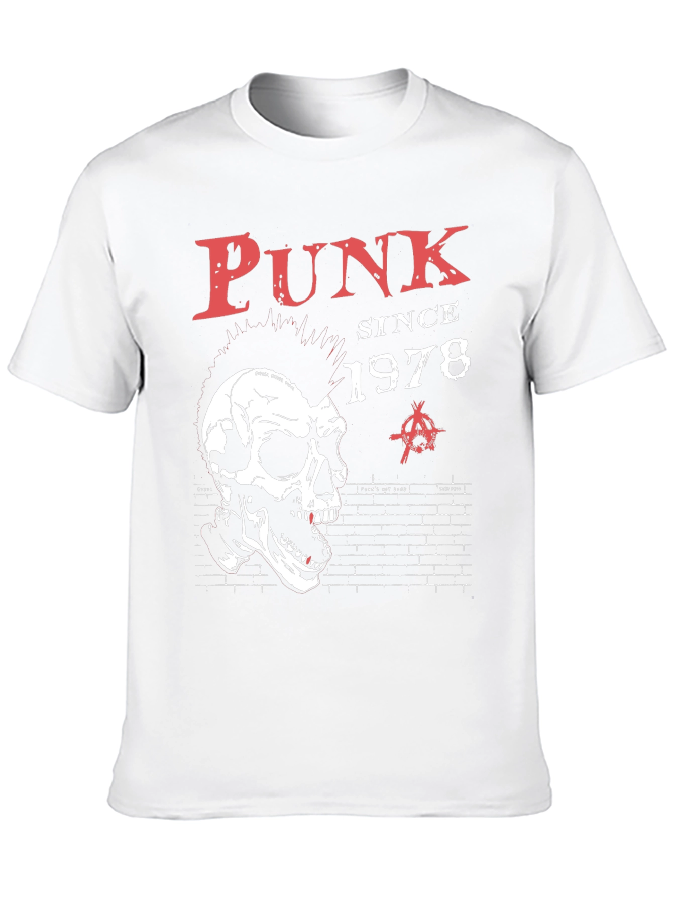 Camiseta Punk Since 1978 con calavera