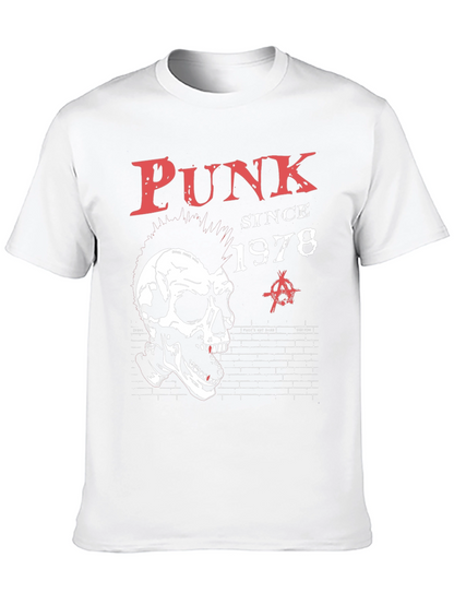 Camiseta Punk Since 1978 con calavera