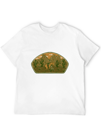 Camiseta Negra con Diseño del Viejo Oeste