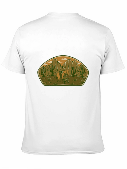 Camiseta Negra con Diseño del Viejo Oeste