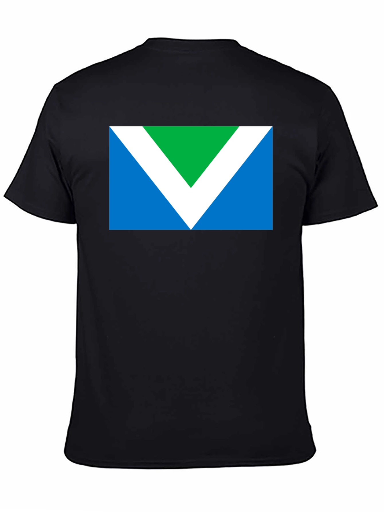 Camiseta Negra con Logo Vegano - Algodón Cómodo