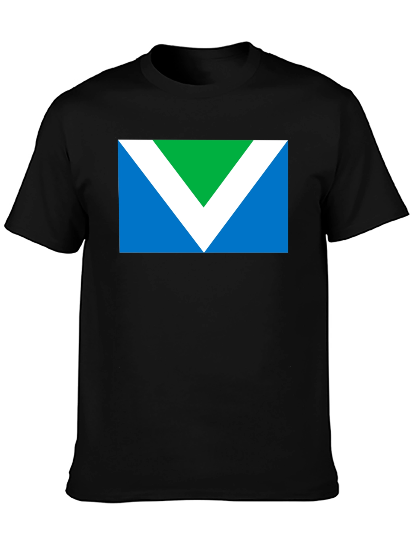Camiseta Negra con Logo Vegano - Algodón Cómodo
