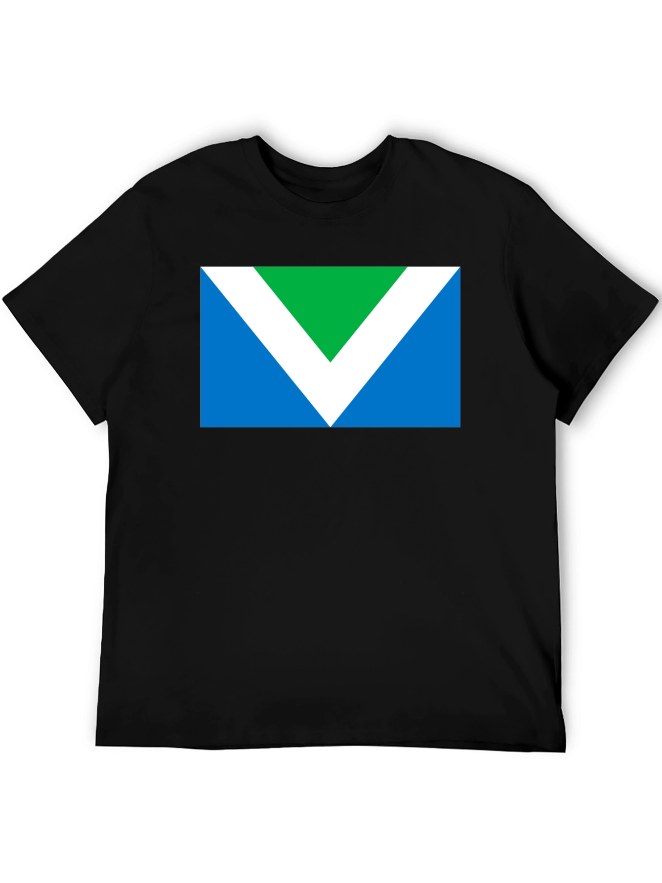 Camiseta Negra con Logo Vegano - Algodón Cómodo