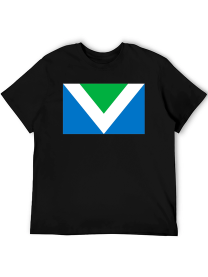 Camiseta Negra con Logo Vegano - Algodón Cómodo