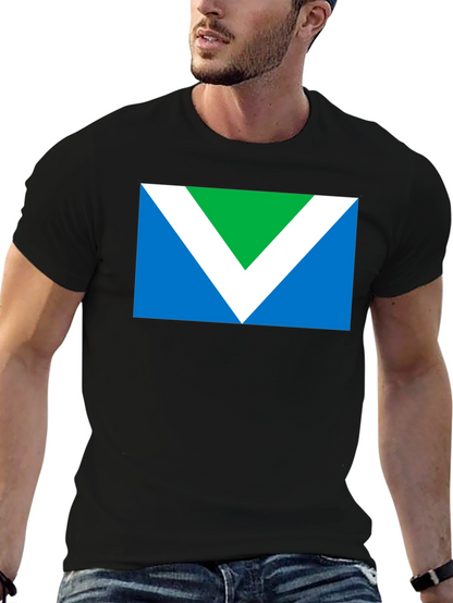 Camiseta Negra con Logo Vegano - Algodón Cómodo