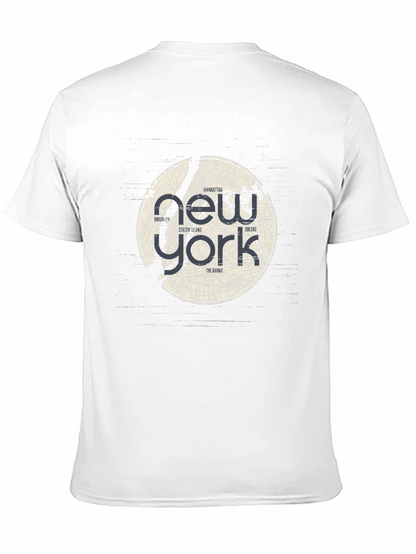 Camiseta Negra New York City Map