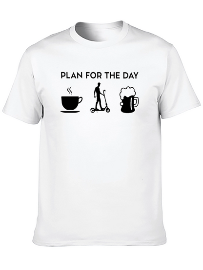 Camiseta Negra Plan Para El Día