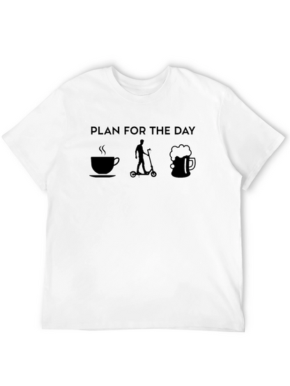 Camiseta Negra Plan Para El Día