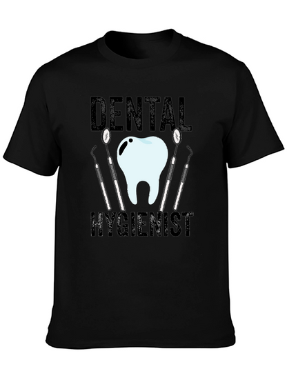 Camiseta Negra Higienista Dental