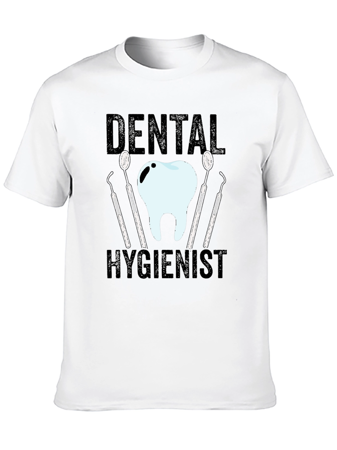 Camiseta Negra Higienista Dental