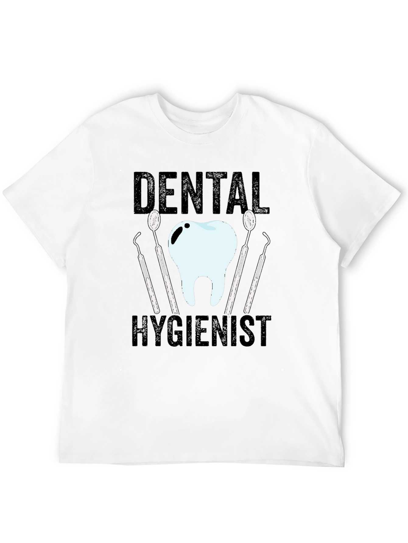 Camiseta Negra Higienista Dental