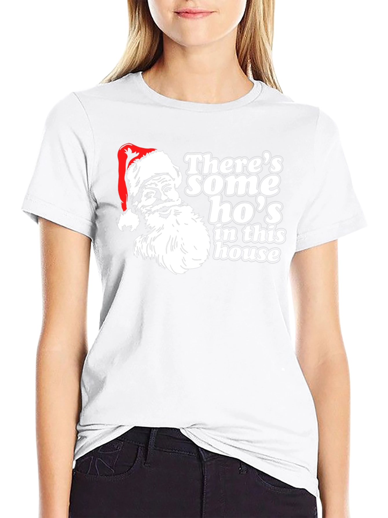 Camiseta Navideña Santa Claus - Hay Algunas Hos Aquí