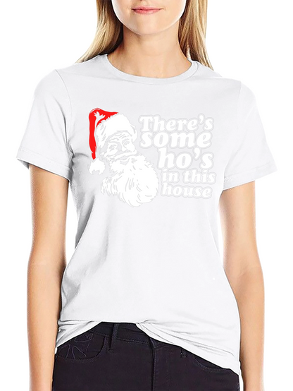 Camiseta Navideña Santa Claus - Hay Algunas Hos Aquí