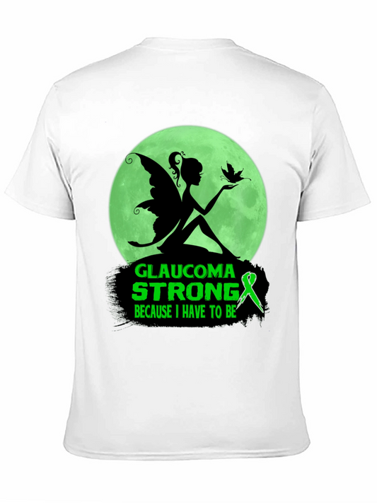 Camiseta Negra Glaucoma Strong Mujer Hada Luna