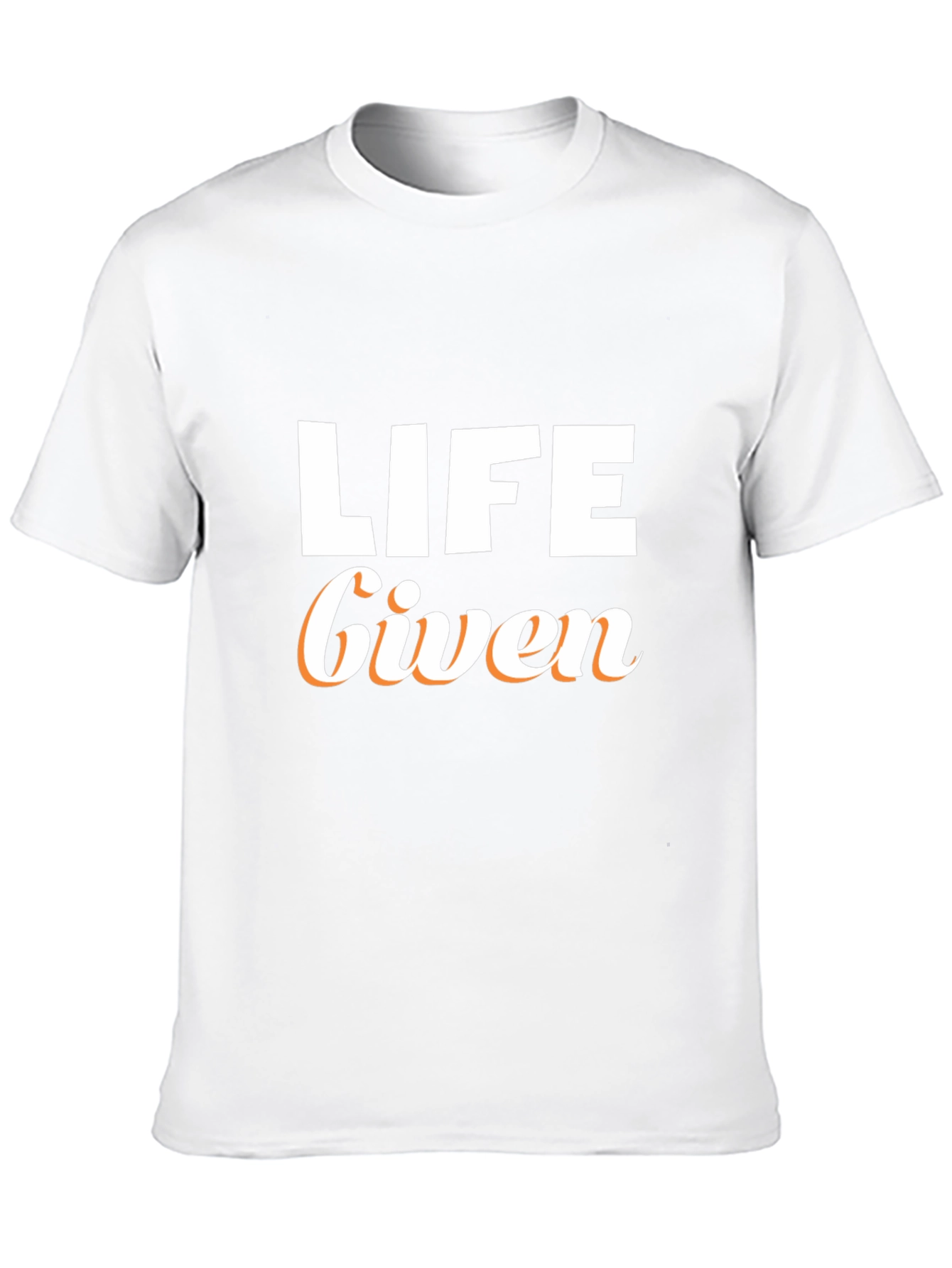 Camiseta Negra Life Given para Hombre