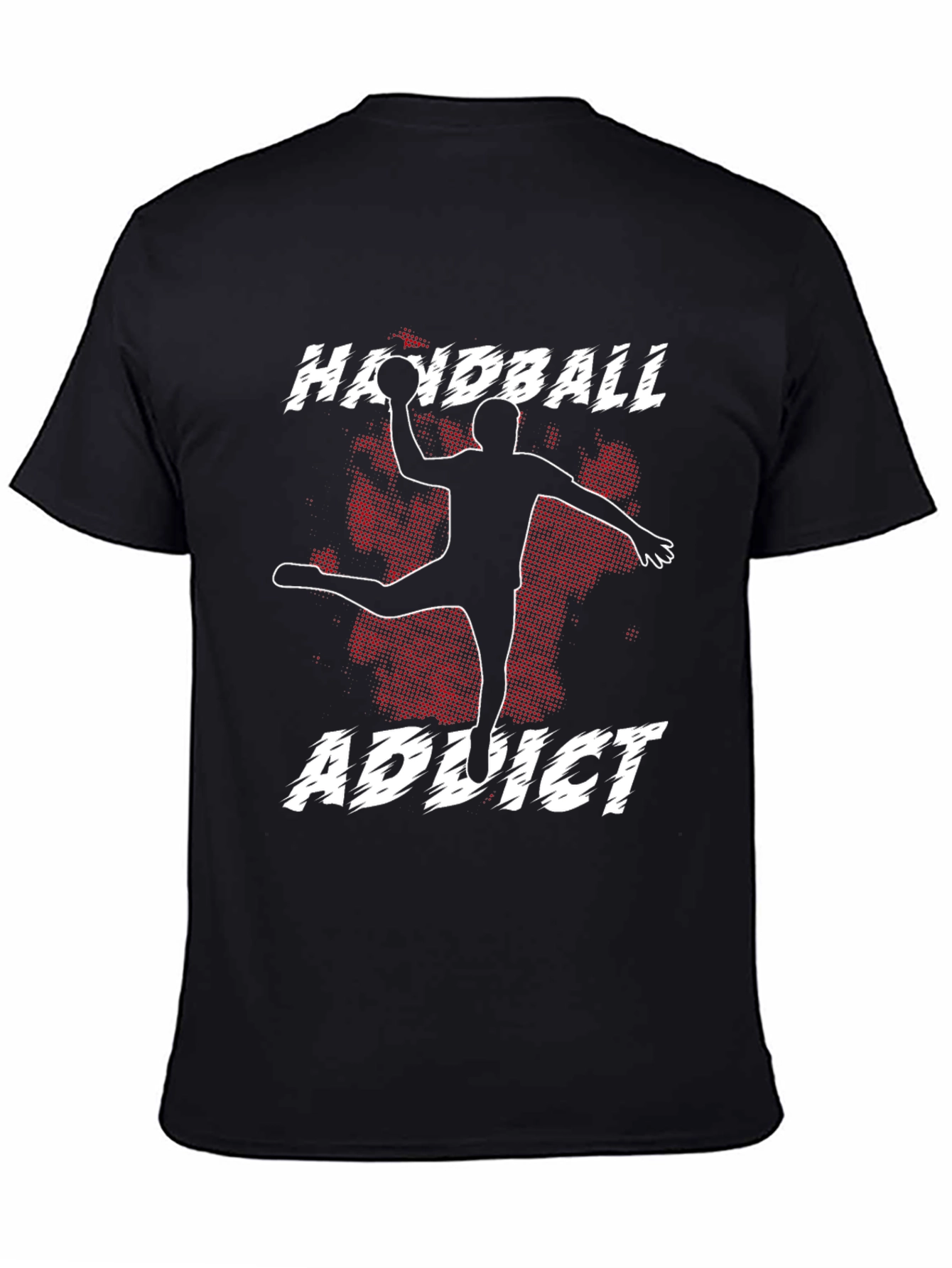 Camiseta Negra Handball Addict para Hombre