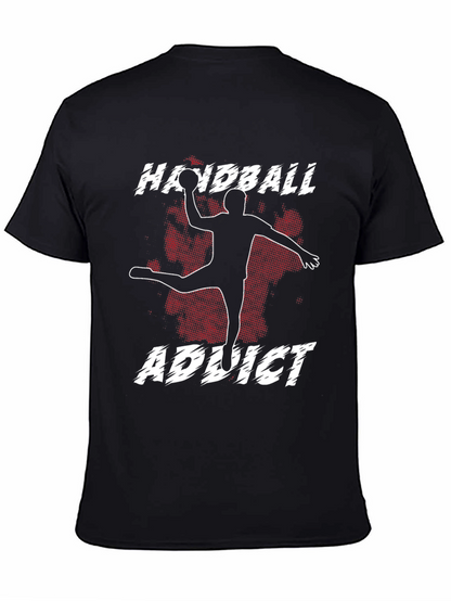 Camiseta Negra Handball Addict para Hombre