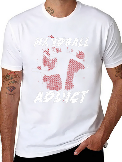 Camiseta Negra Handball Addict para Hombre