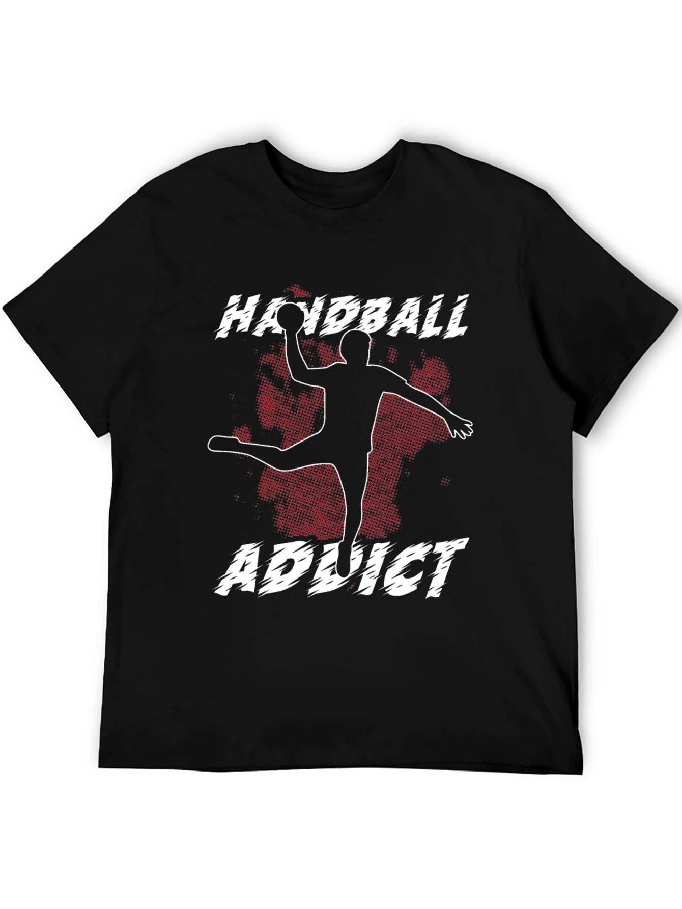 Camiseta Negra Handball Addict para Hombre