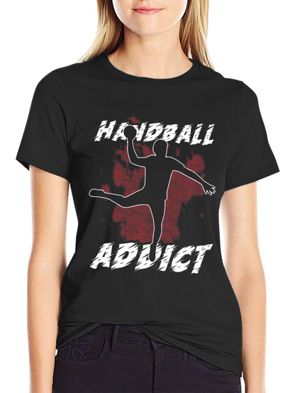 Camiseta Negra Handball Addict para Hombre
