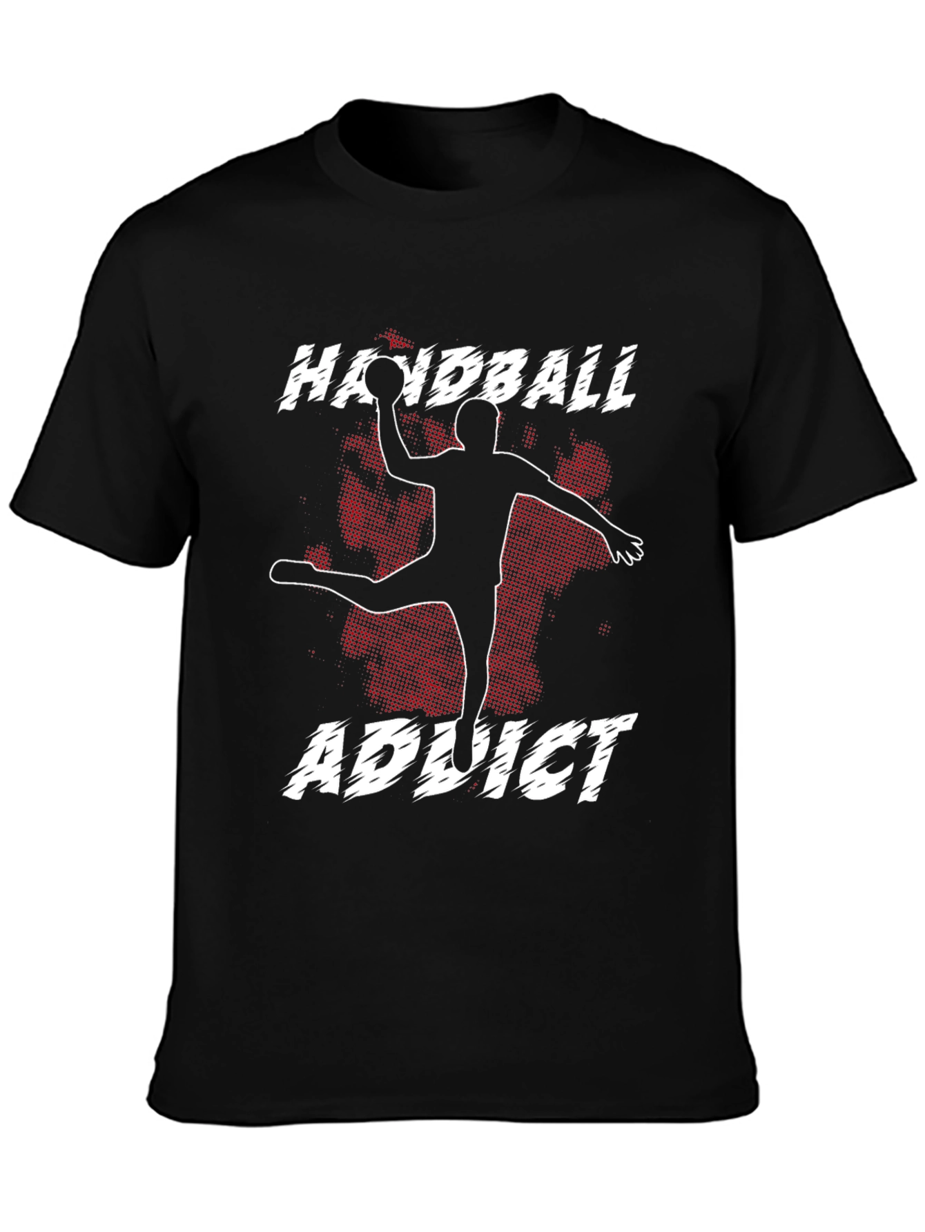 Camiseta Negra Handball Addict para Hombre