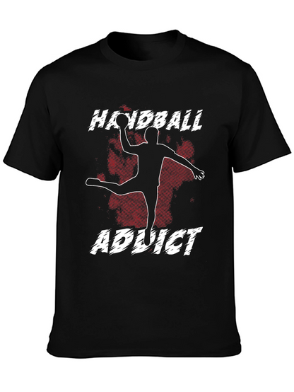 Camiseta Negra Handball Addict para Hombre
