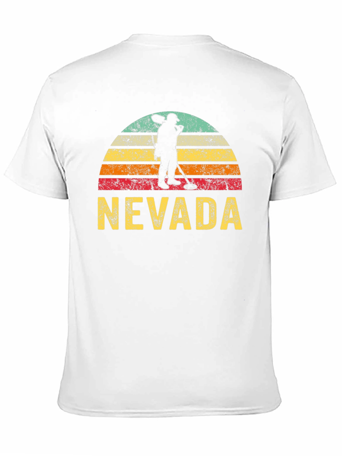 Camiseta Nevada Detector de Metales Estilo Retro