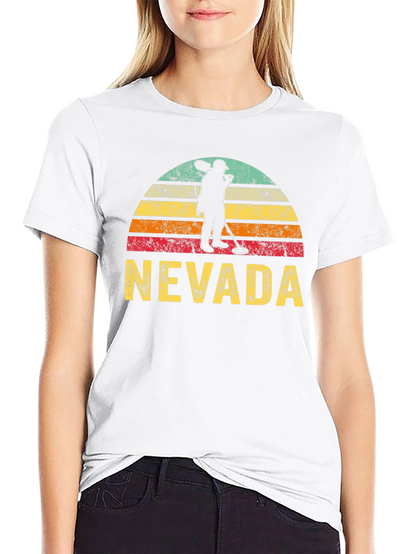 Camiseta Nevada Detector de Metales Estilo Retro