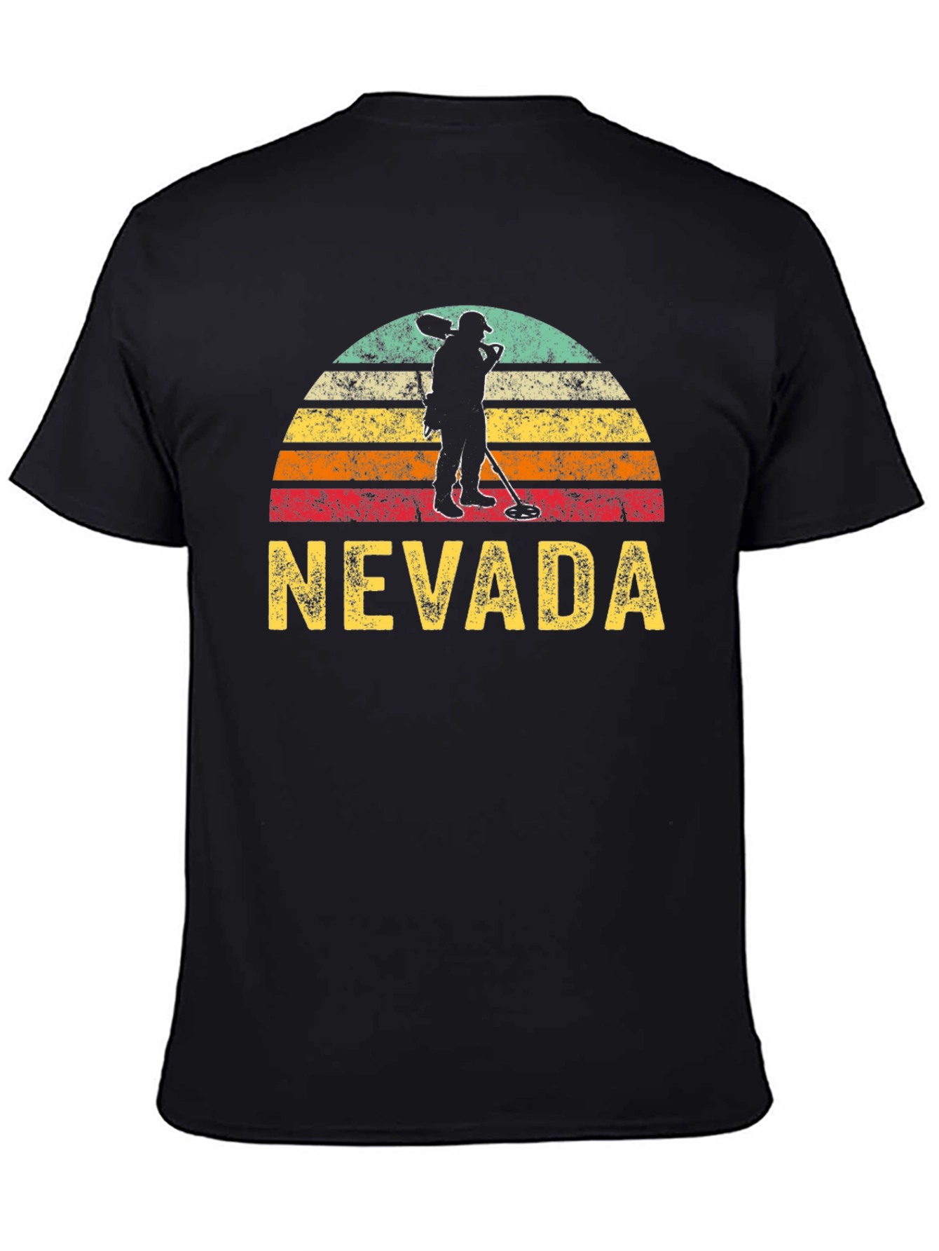 Camiseta Nevada Detector de Metales Estilo Retro