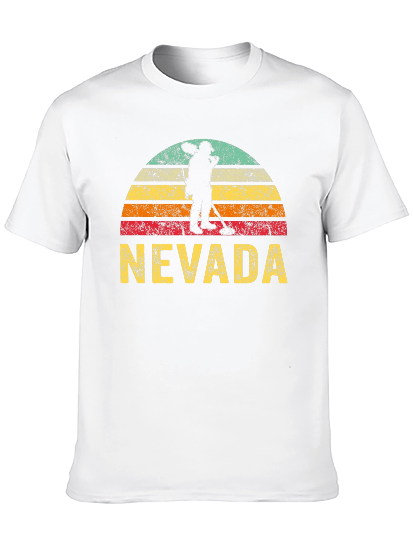 Camiseta Nevada Detector de Metales Estilo Retro