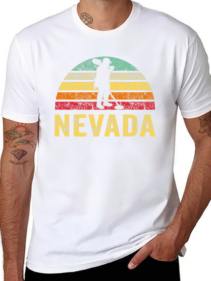 Camiseta Nevada Detector de Metales Estilo Retro