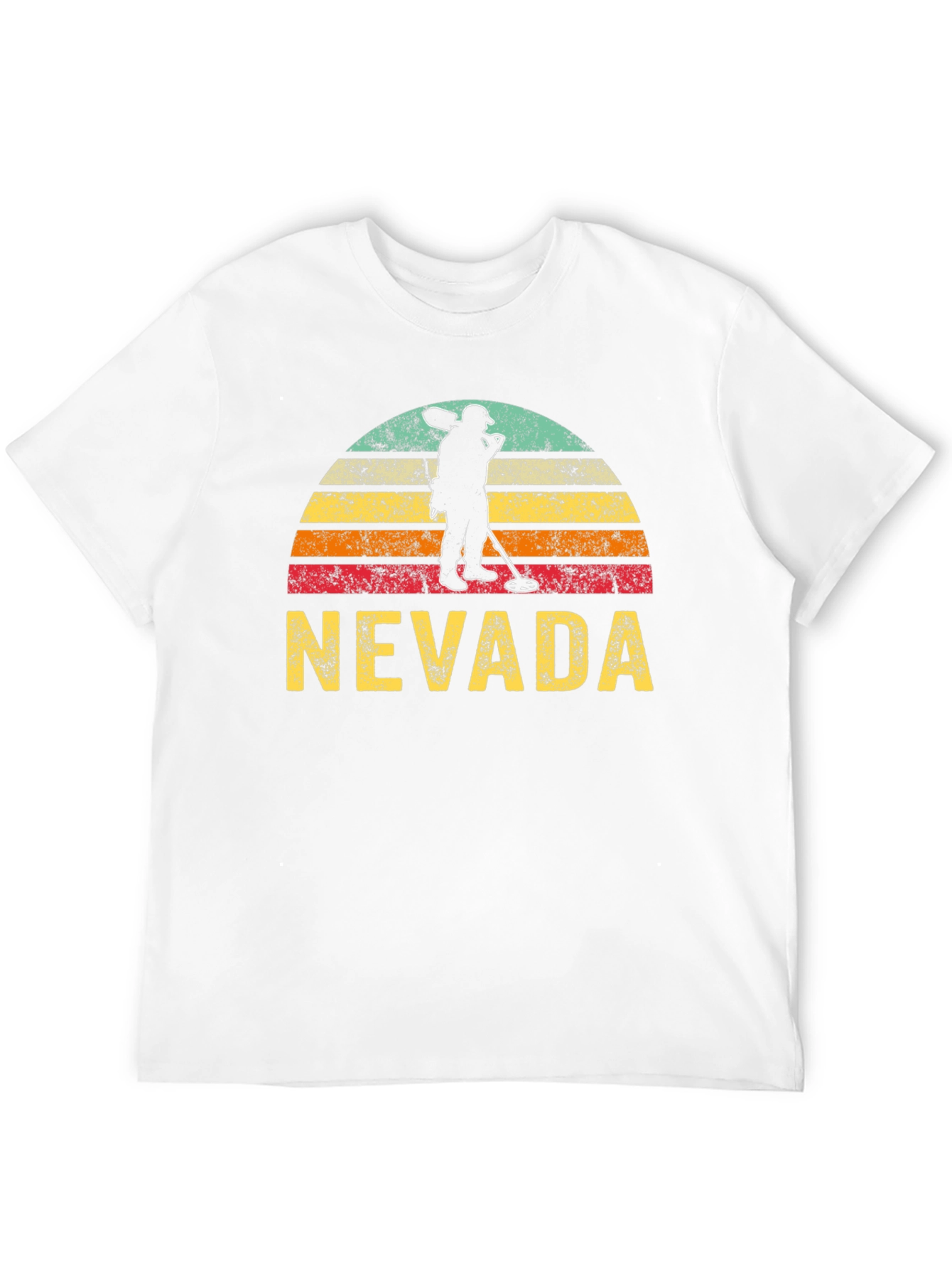 Camiseta Nevada Detector de Metales Estilo Retro