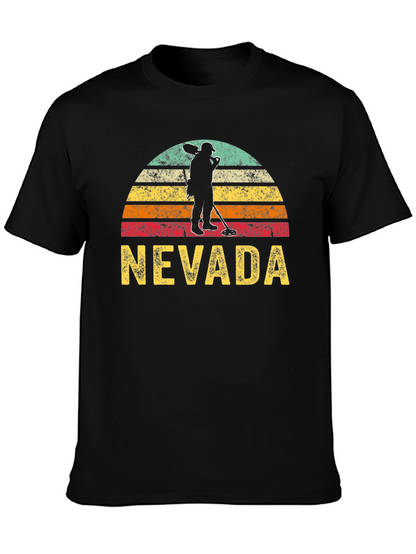 Camiseta Nevada Detector de Metales Estilo Retro